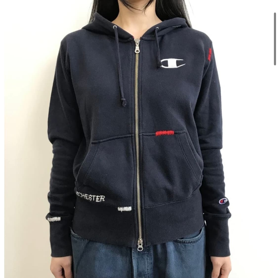 챔피온 빈티지 후드집업 상품이미지1