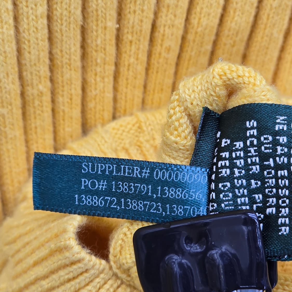 로렌 랄프로렌 골지 니트 옐로우 상품이미지10