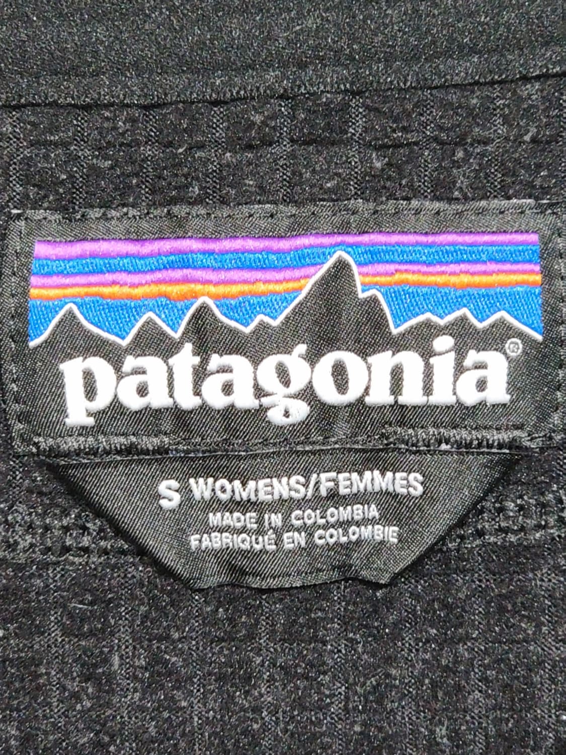 (M) 파타고니아 반집업 티셔츠 블랙 기모 등산복 긴팔티  상품이미지3