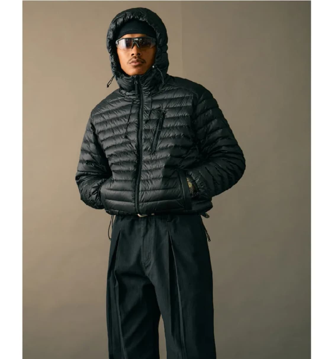 L 새제품) HIS 히스 헤지스 경량 구스 다운 그레이 체감 XL 105 상품이미지4