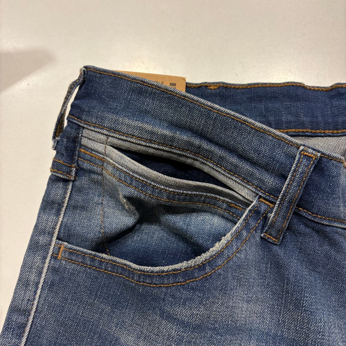 [31x34] 랭글러 브라이슨 스키니 데님 팬츠 청바지 D182 상품이미지7