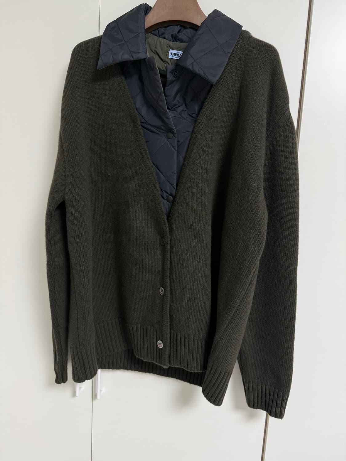 더일마 패딩 가디건 상품이미지1