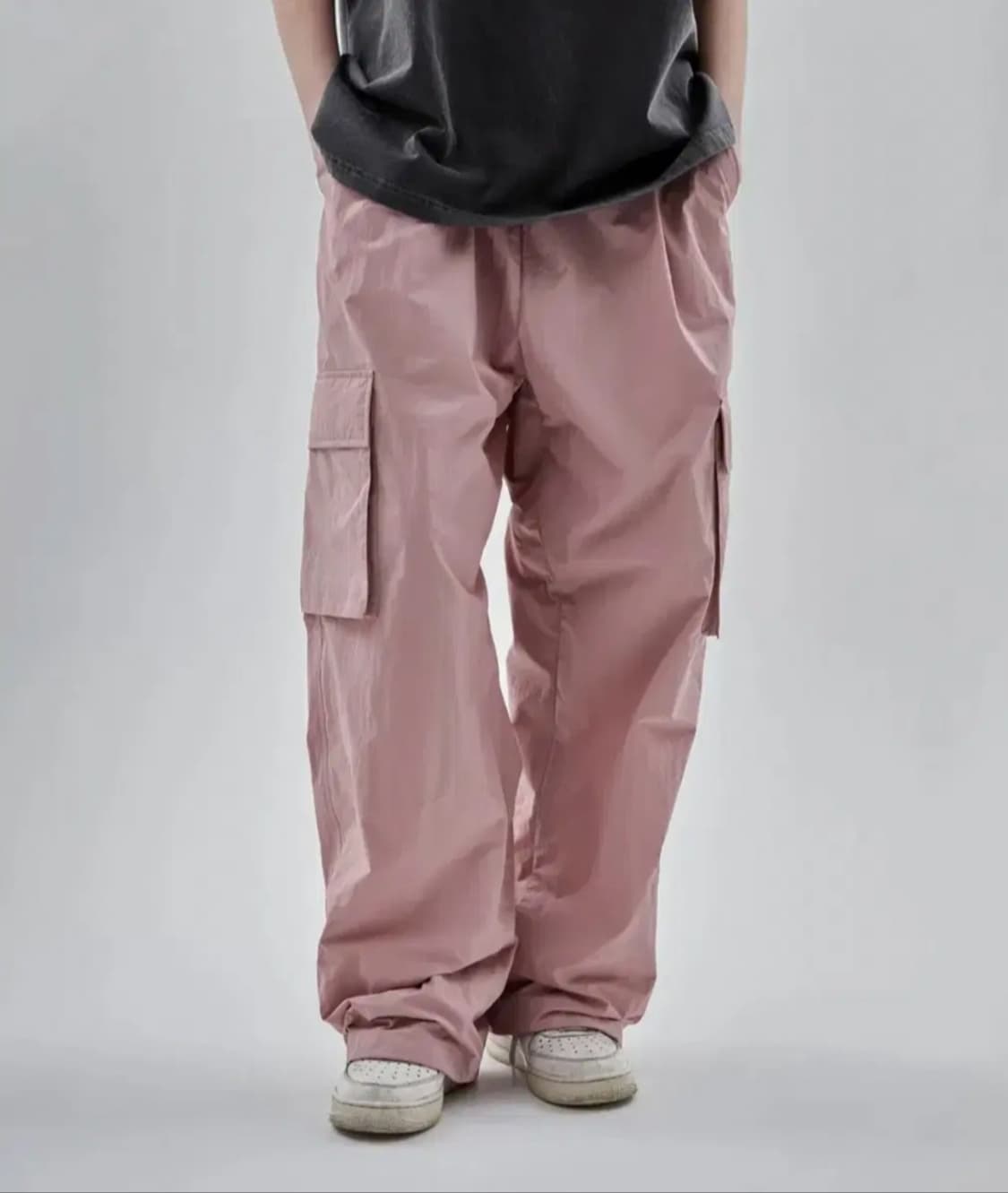 거의새거) 어반디타입 남여공용 나일론 카고 밴딩 팬츠 M(27~28) 상품이미지2