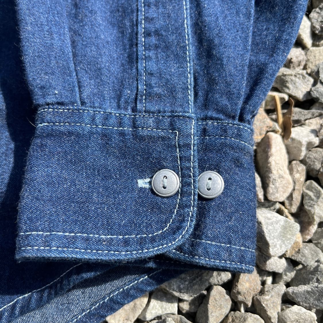 ITALY 베네통 데님 셔츠 (실측확인) 상품이미지4