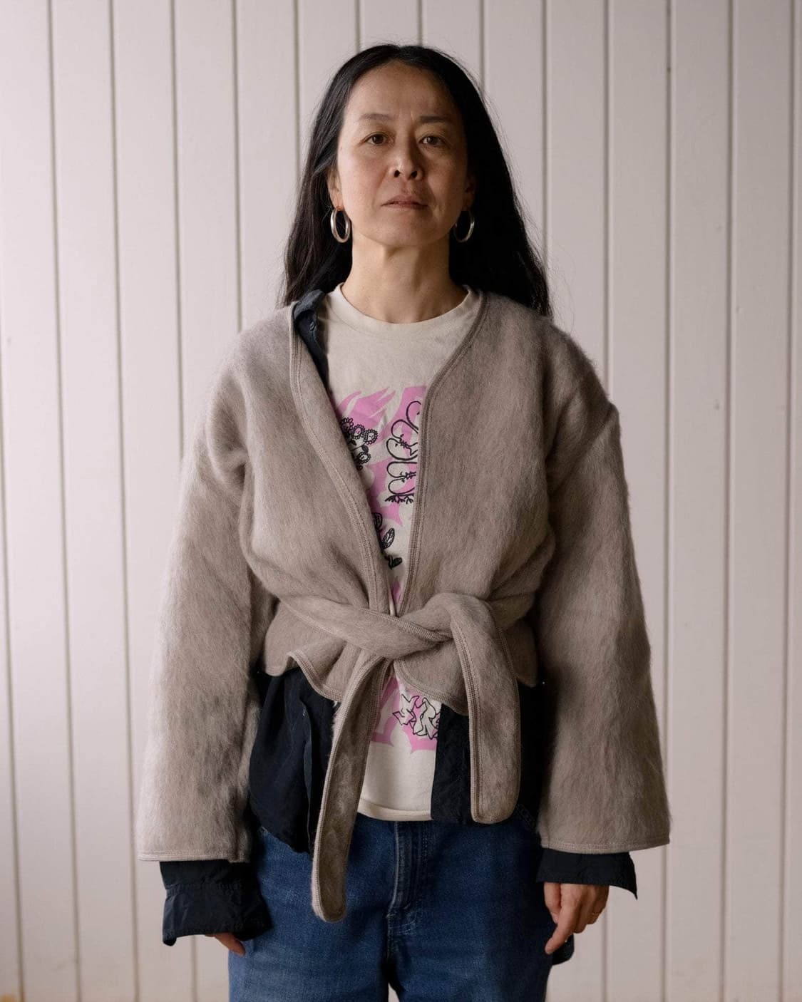 [XS/S,M/L]베이스레인지 Capas 울 자켓/사하라 상품이미지1