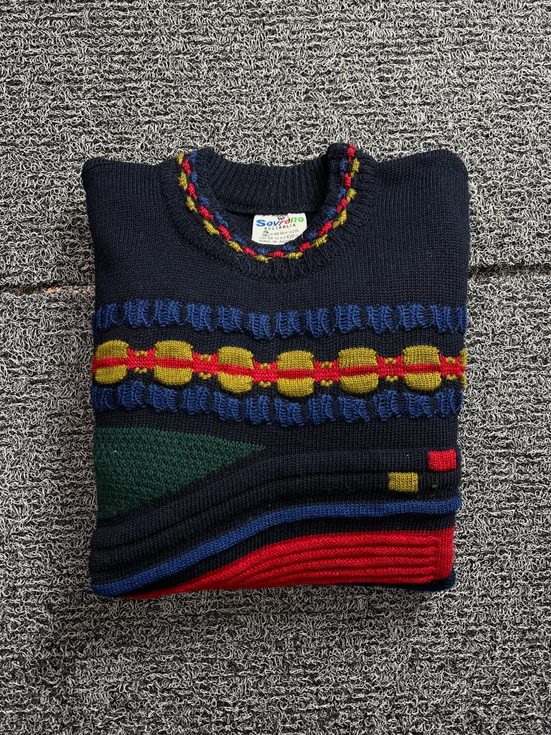 오스트레일리아 오리지날 아카이브 케이블 패턴 울 스웨터 2106 상품이미지1