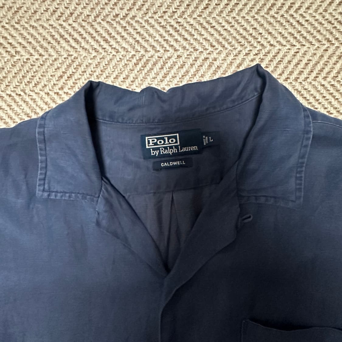 POLO RALPH LAUREN silk shirt 상품이미지3