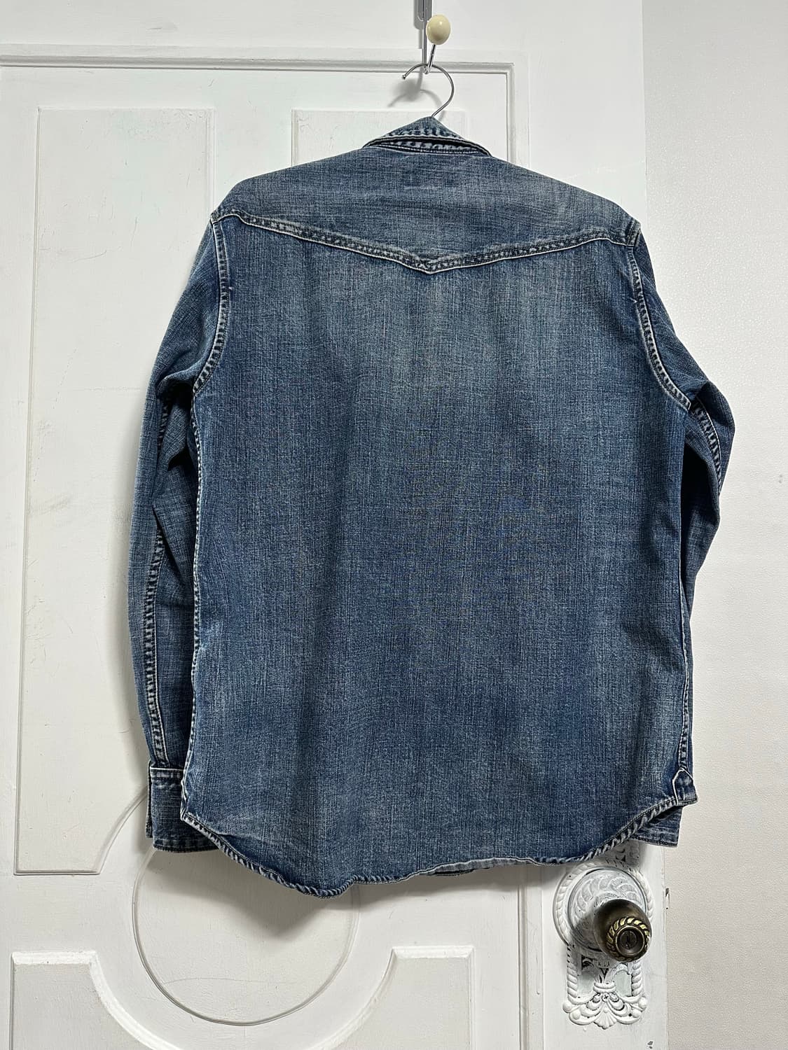 쇼트 웨스턴 데님 셔츠 상품이미지2