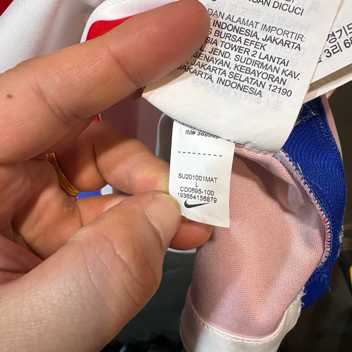 [L] NIKE 나이키 크로아티아 축구 국가대표 유니폼 상품이미지7