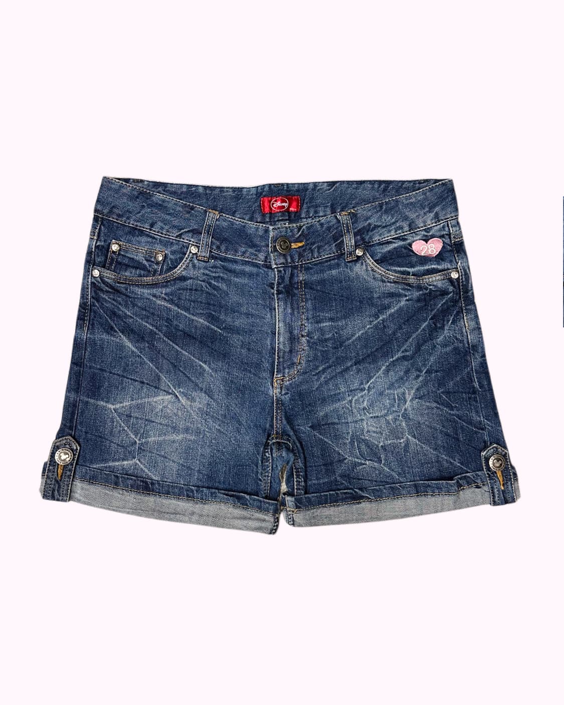 minnie cubic denim shorts 상품이미지2