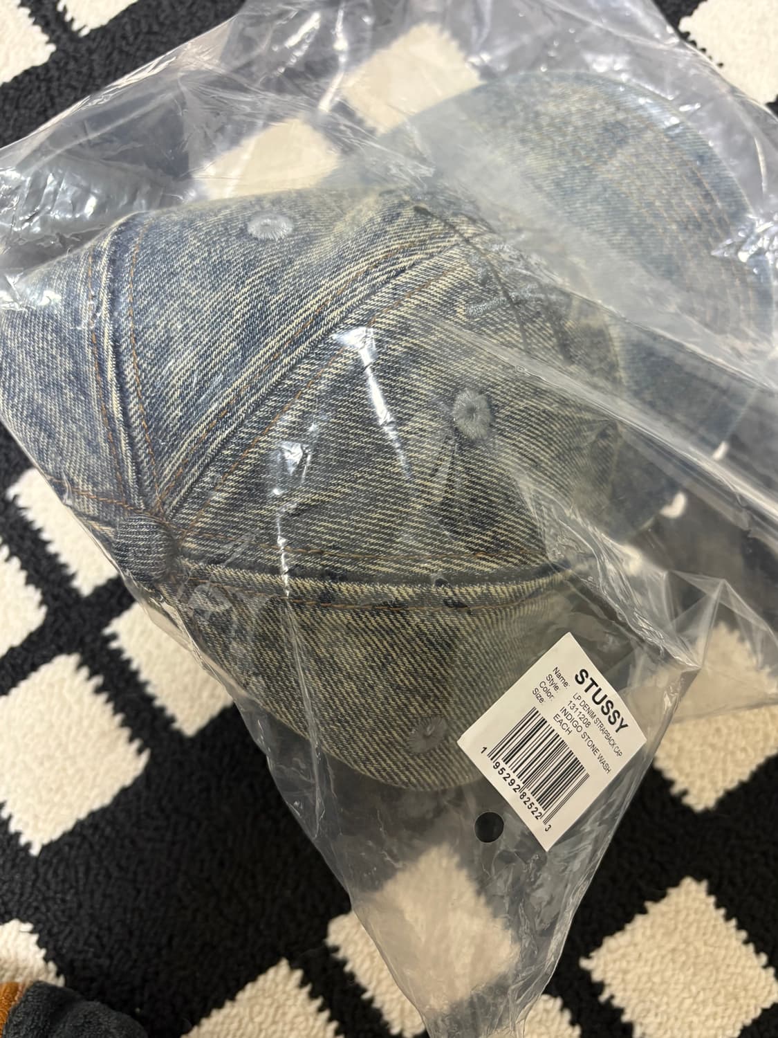 스투시 데님 캡 새상품 상품이미지3