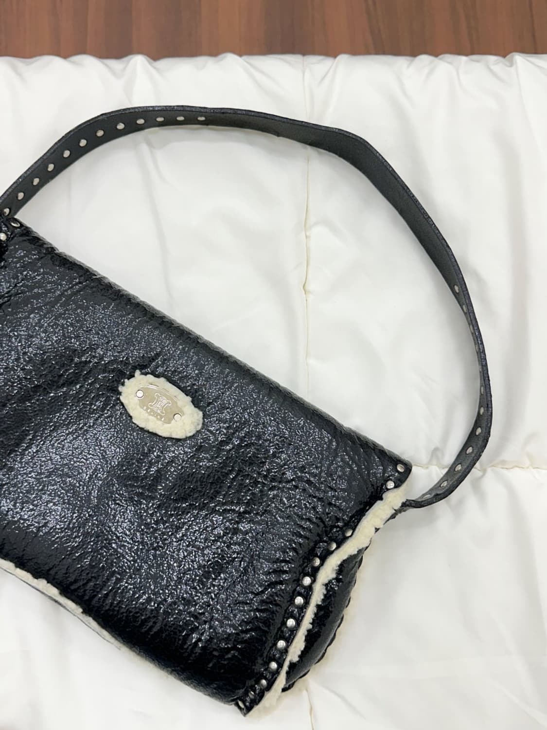 celine / 셀린느 빈티지 시어링 풀보백  상품이미지3