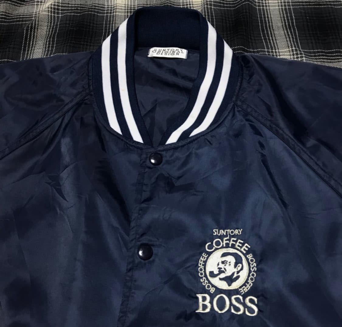 일본 Suntory BOSS 커피 베이스볼 자켓 상품이미지2