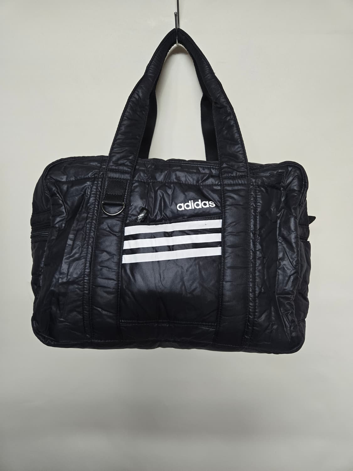 아디다스 블랙 패딩 더플백 가방 상품이미지1