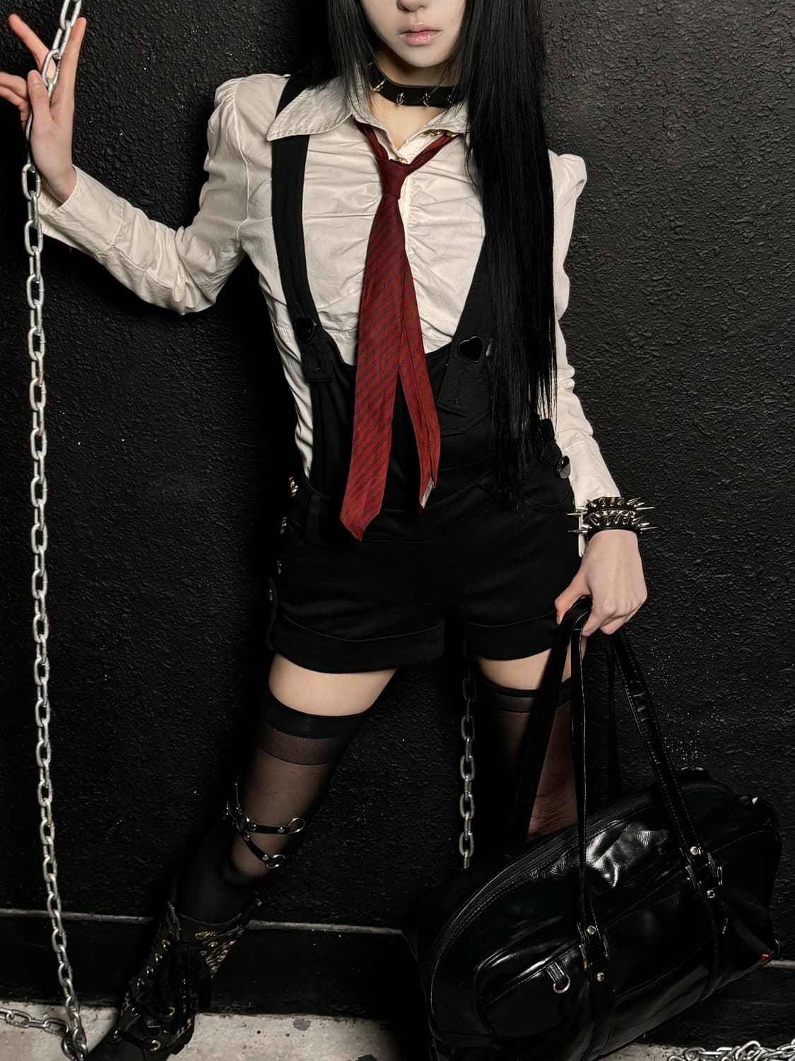 TRALALA 하트 버튼 오버롤 상품이미지6