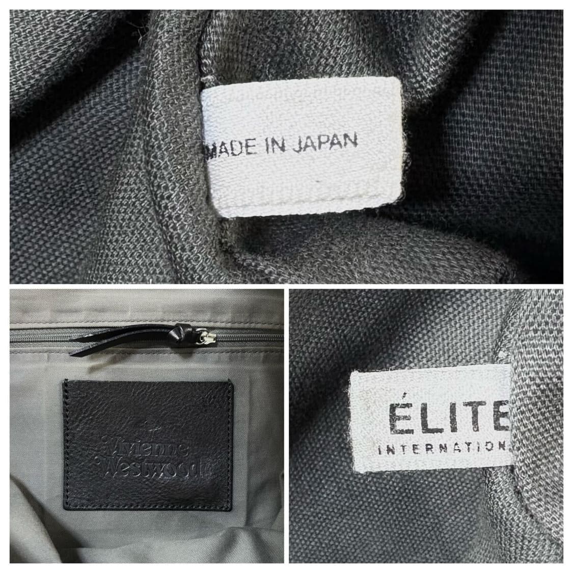 비비안 웨스트우드 로고 패턴 가죽 버클 토트백 상품이미지9