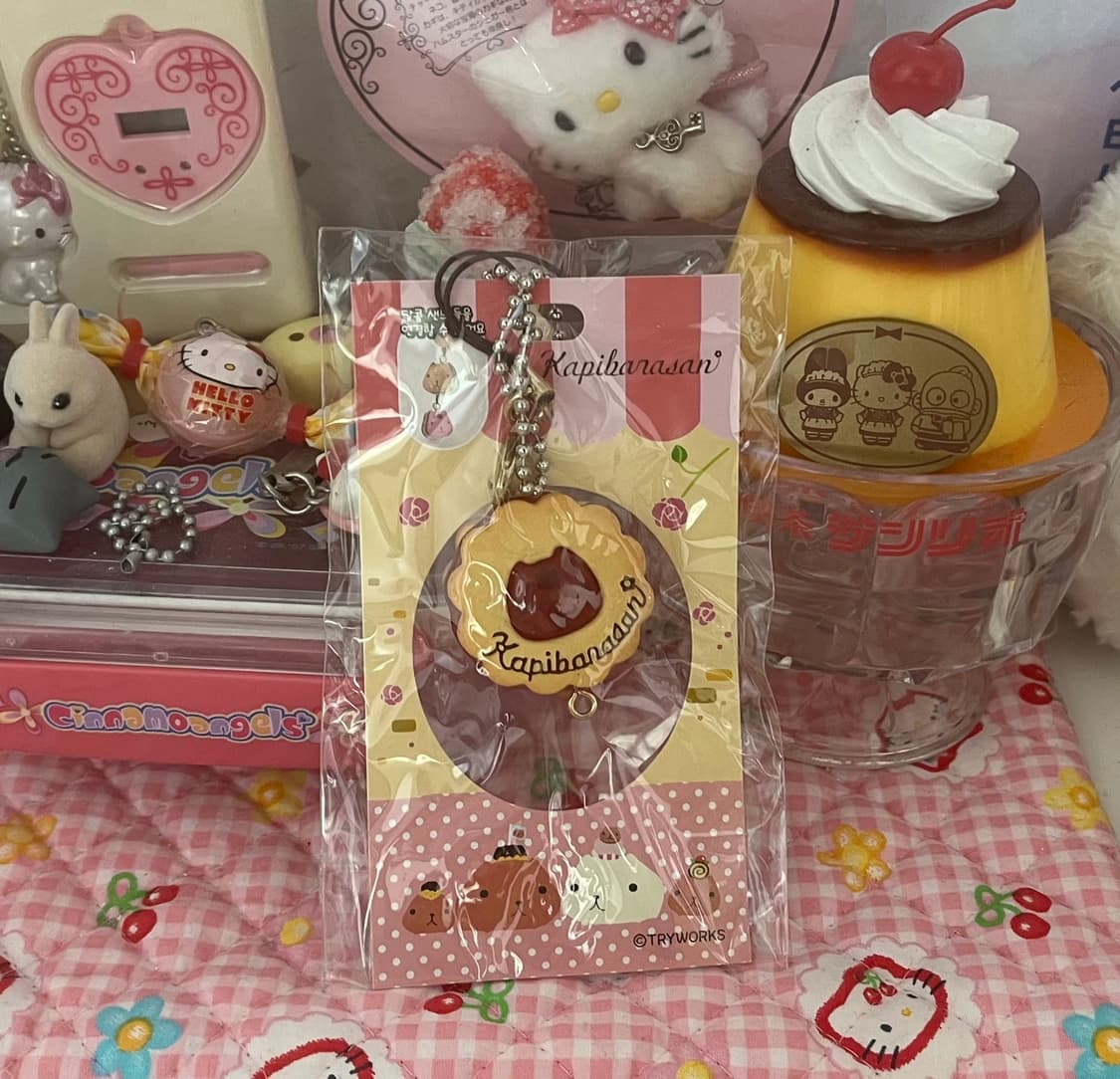 카피바라상 쿠키 스트랩 고전 빈티지 키링 상품이미지1