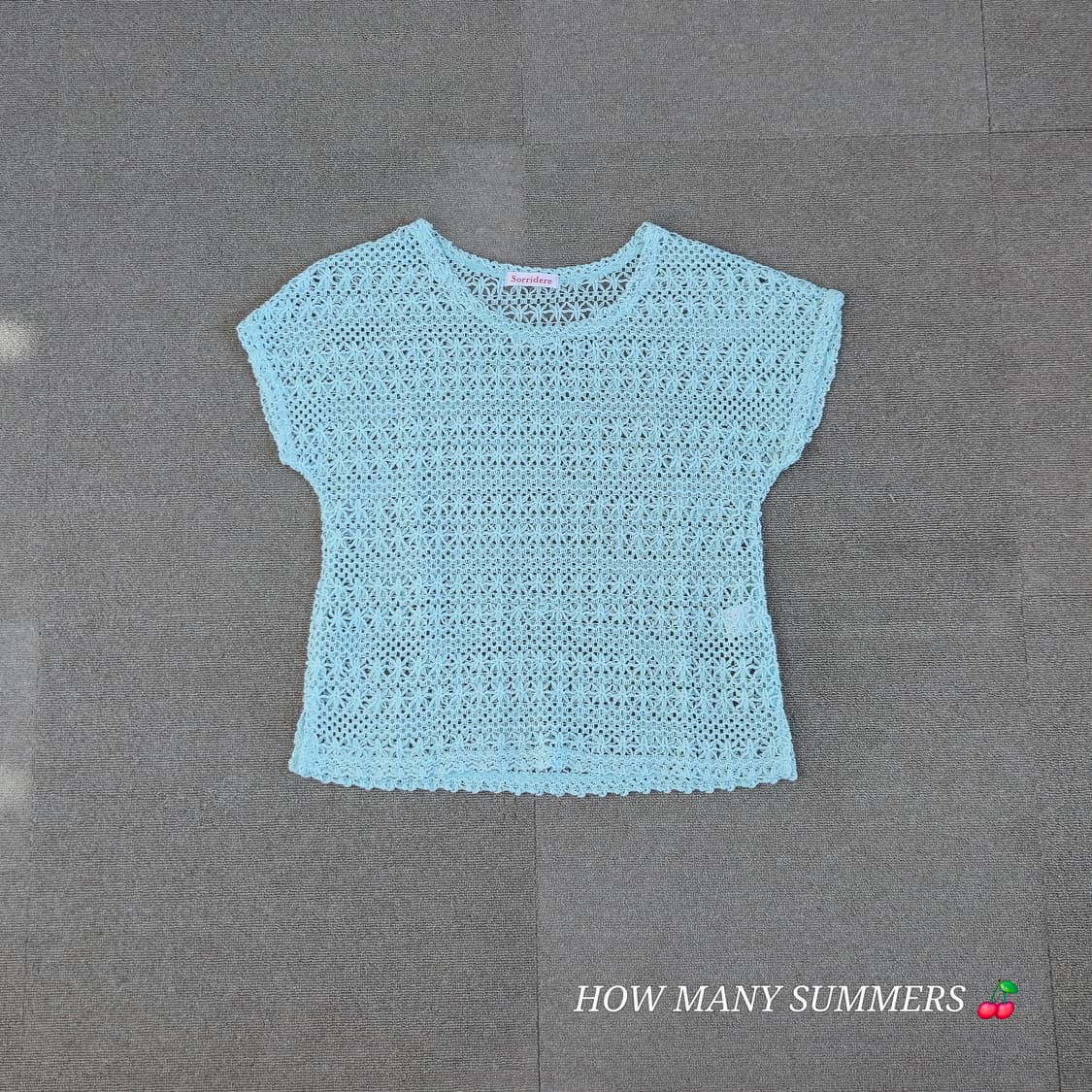 블루그린 여름 니트  상품이미지1