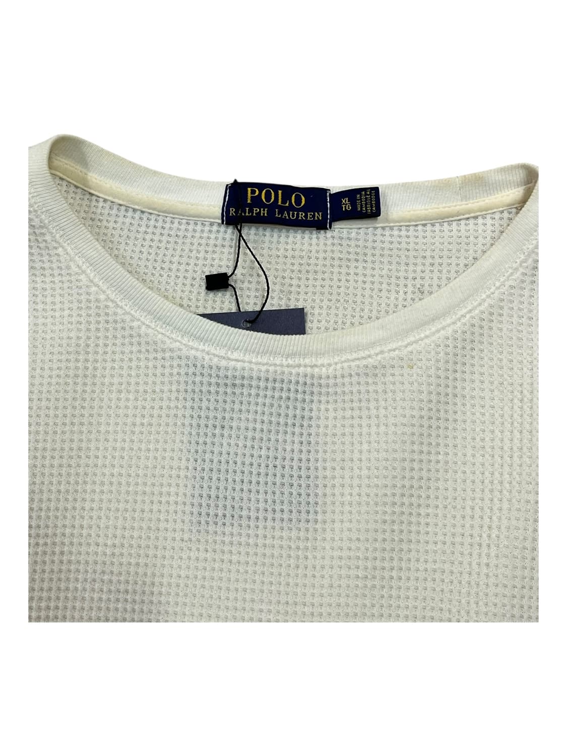 폴로 랄프로렌 와플티 화이트 XL #csz1979 상품이미지6