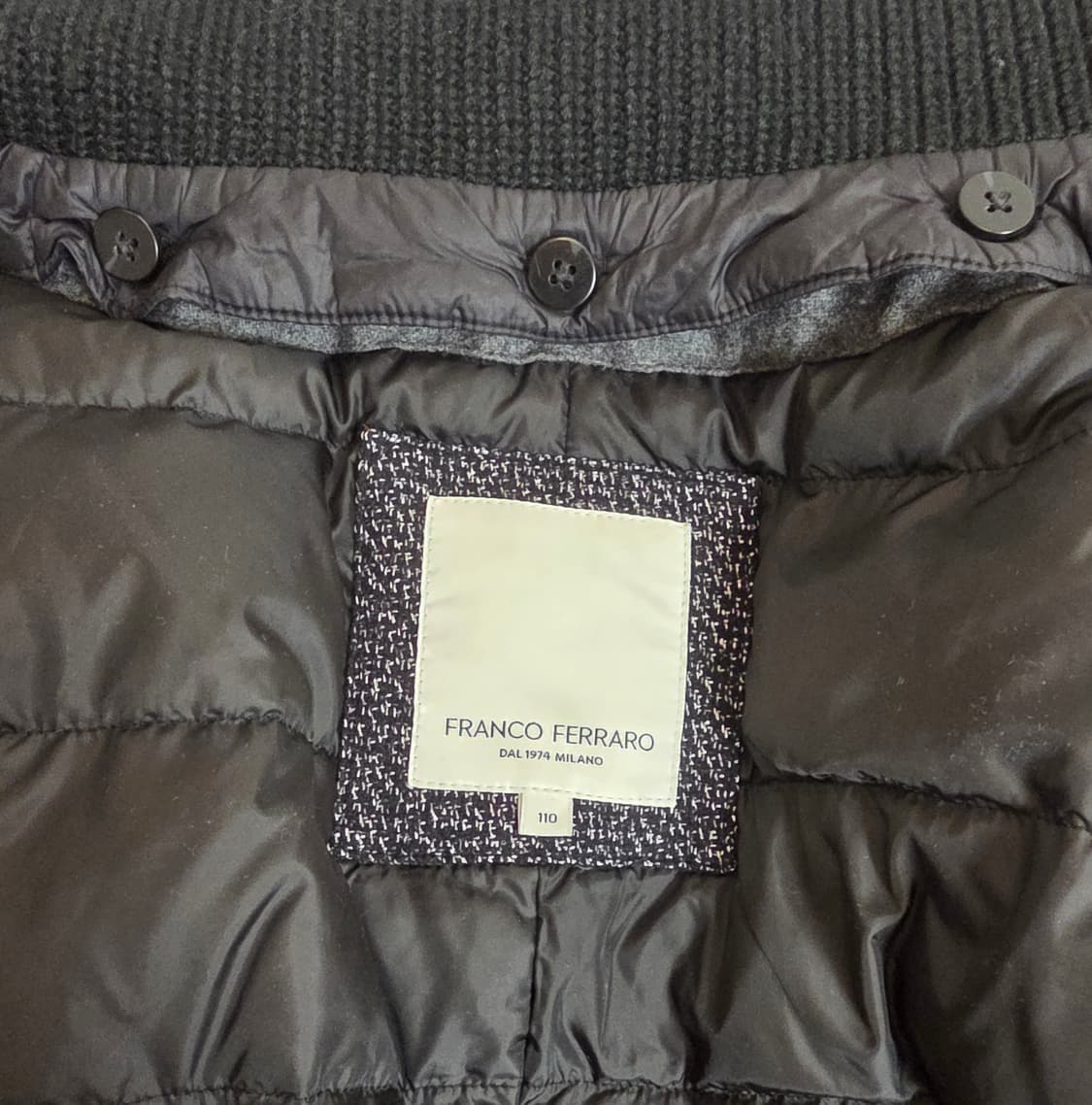 프랑코 페라로 울 덕다운 코트패딩 110 xxl 상품이미지3