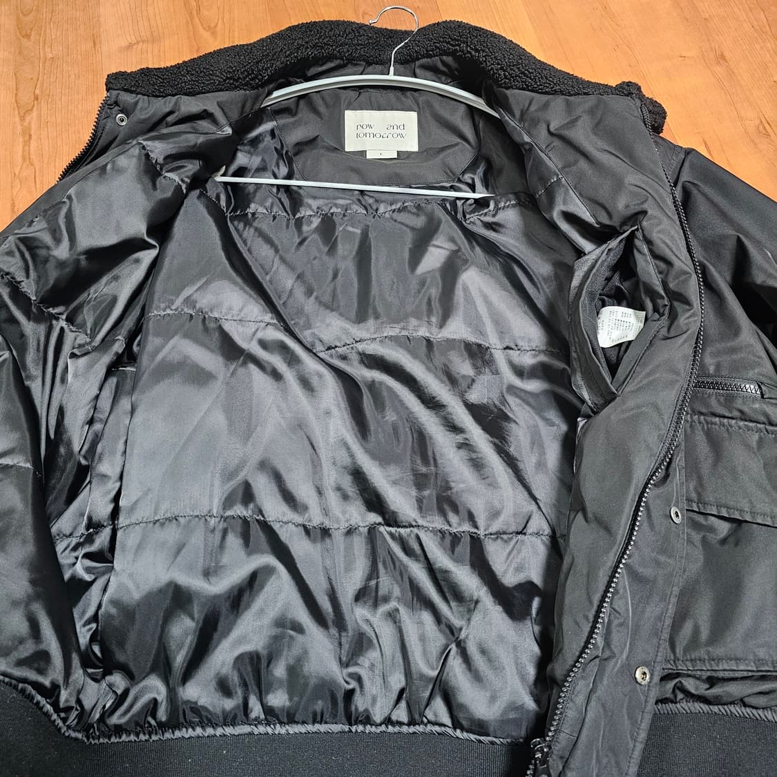 NOW AND TOMORROW 아우터 블랙 상품이미지2