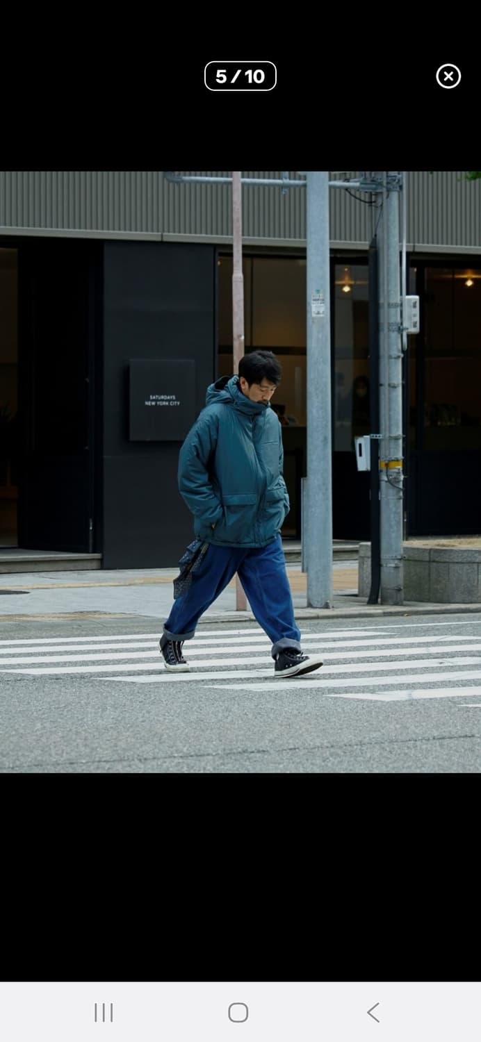 나나미카 21FW 인슐레이션 패딩 그린 상품이미지1