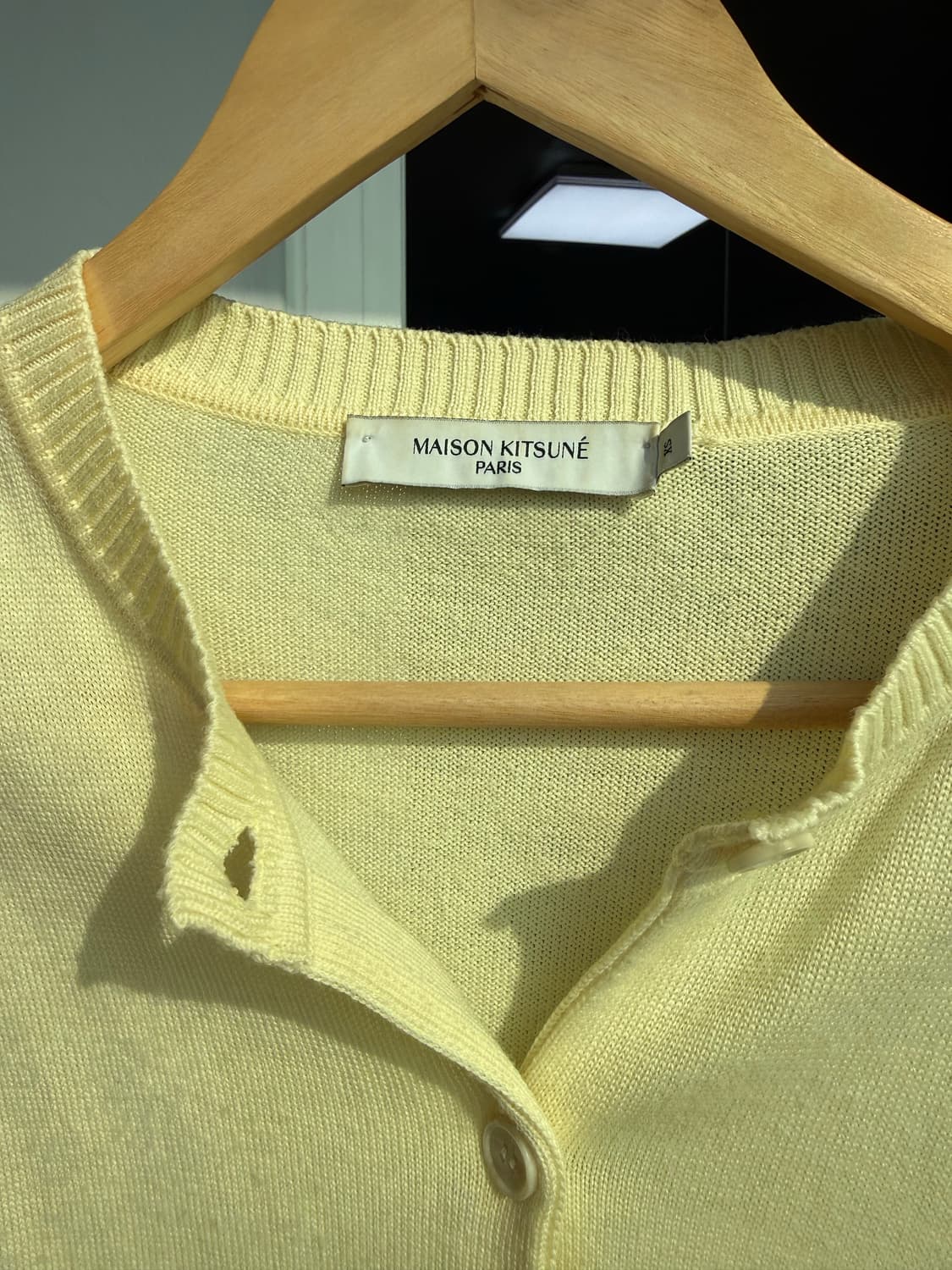 메종키츠네 폭스 헤드 울 가디건 상품이미지2