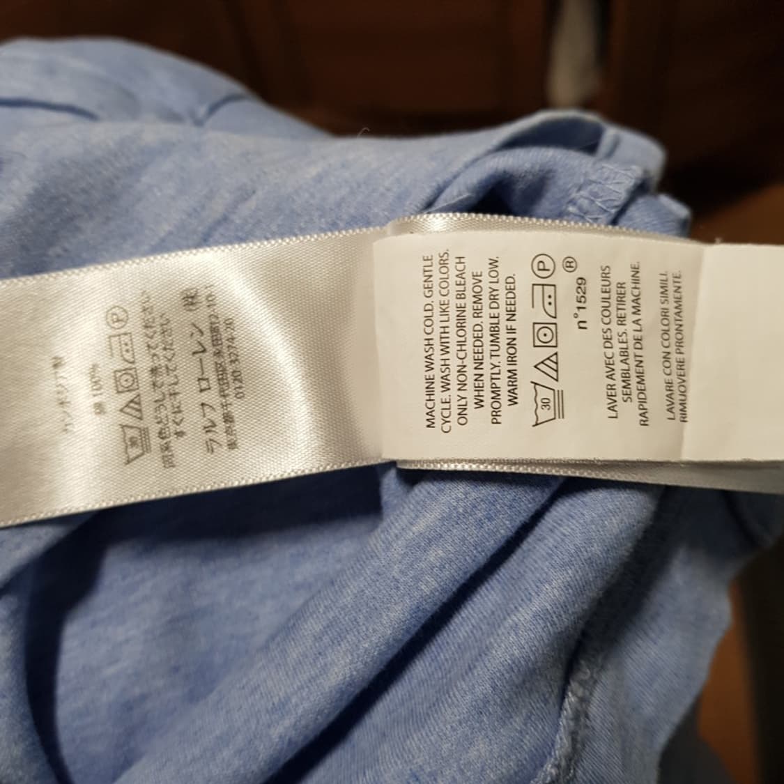 L / 폴로 랄프로렌 /카라 면 반팔셔츠//와930 상품이미지3