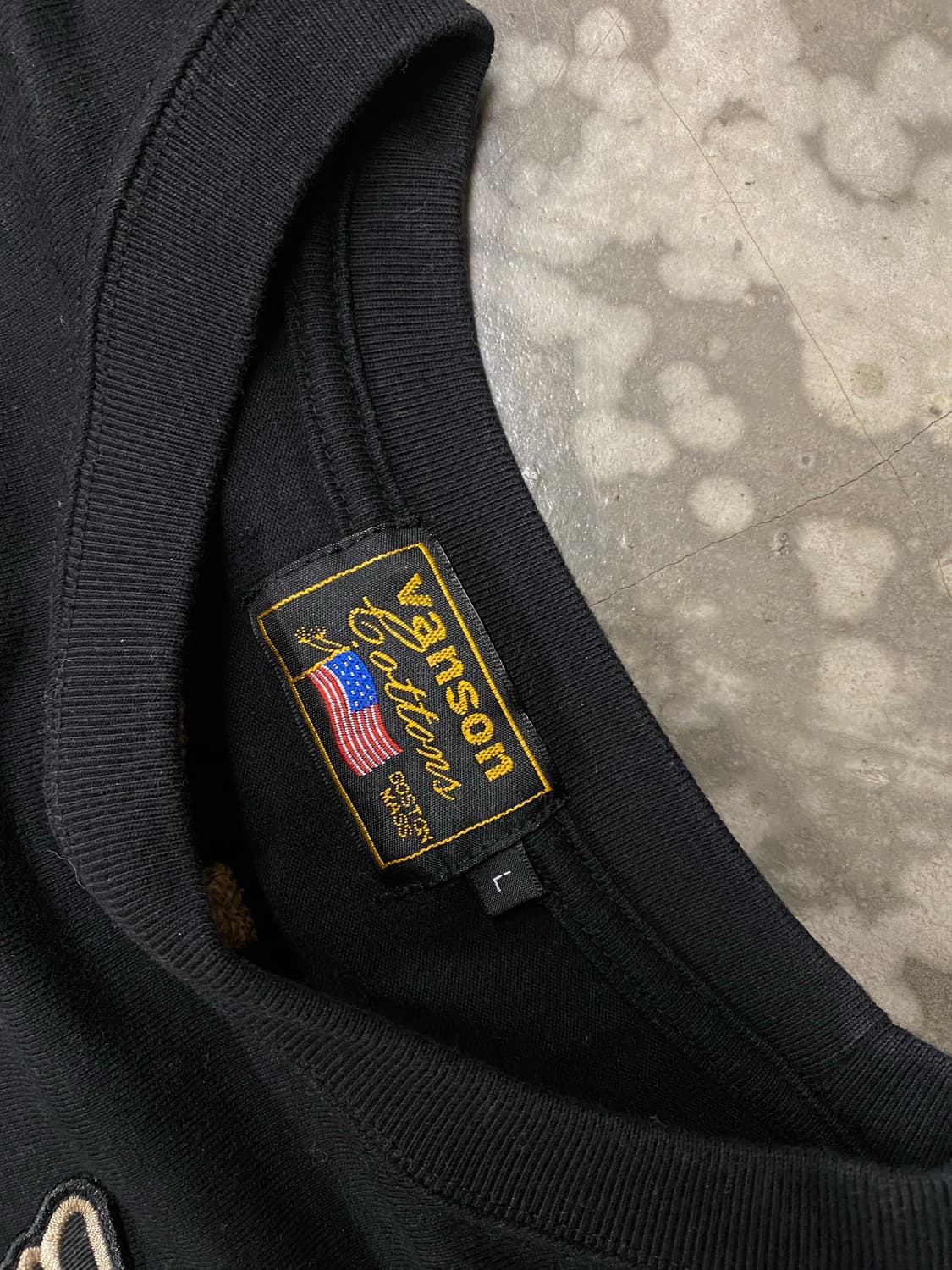 밴슨 원스타 롱슬리브 블랙 L 상품이미지4