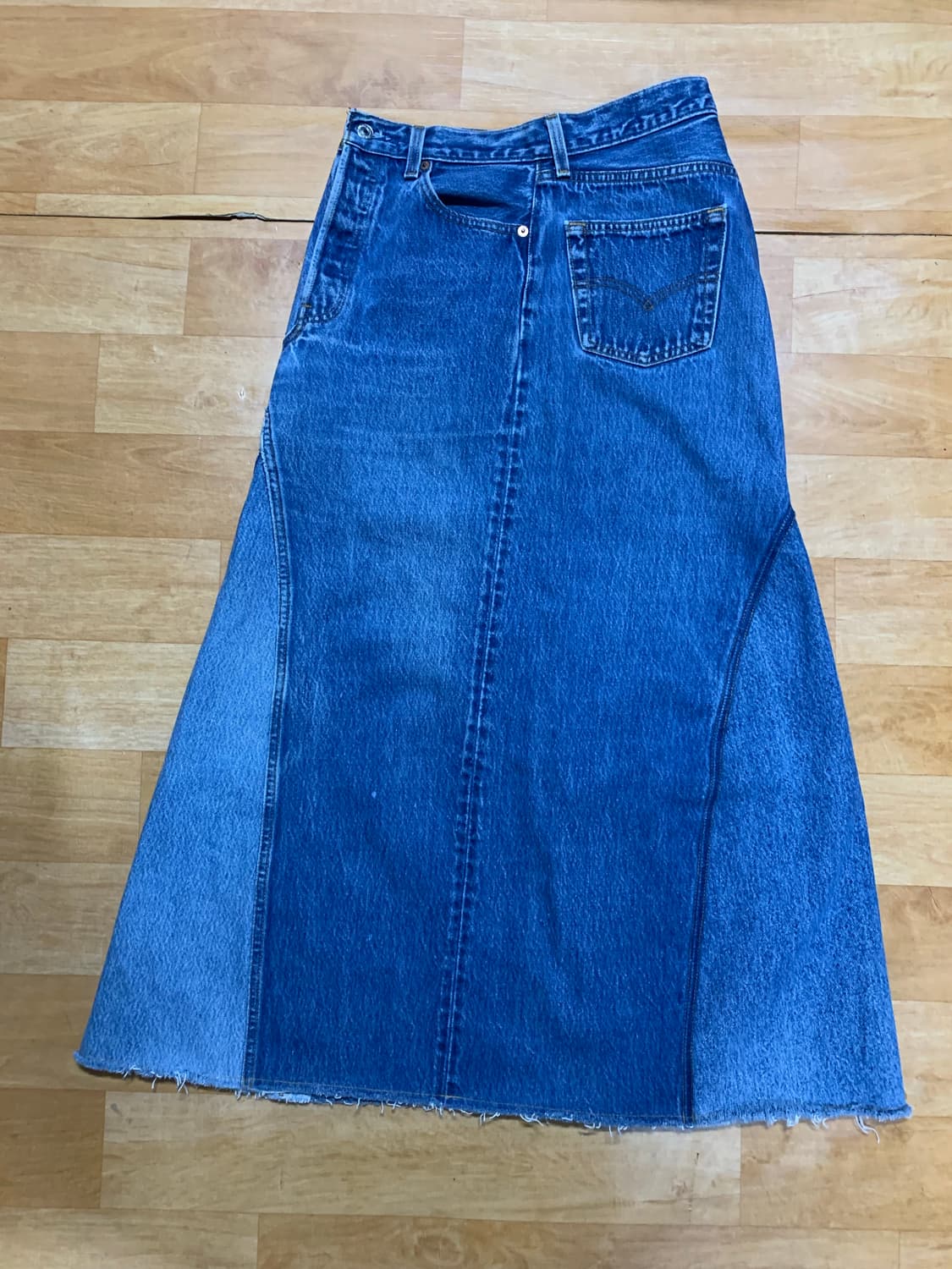 리바이스 X 더 신존 by 마이 탈타냥 커스트마이징 데님 스커트(501) 상품이미지3