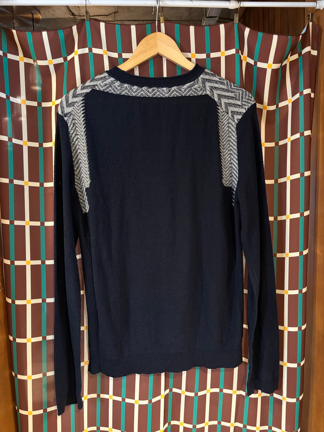 시스템 네이비 니트 상품이미지6