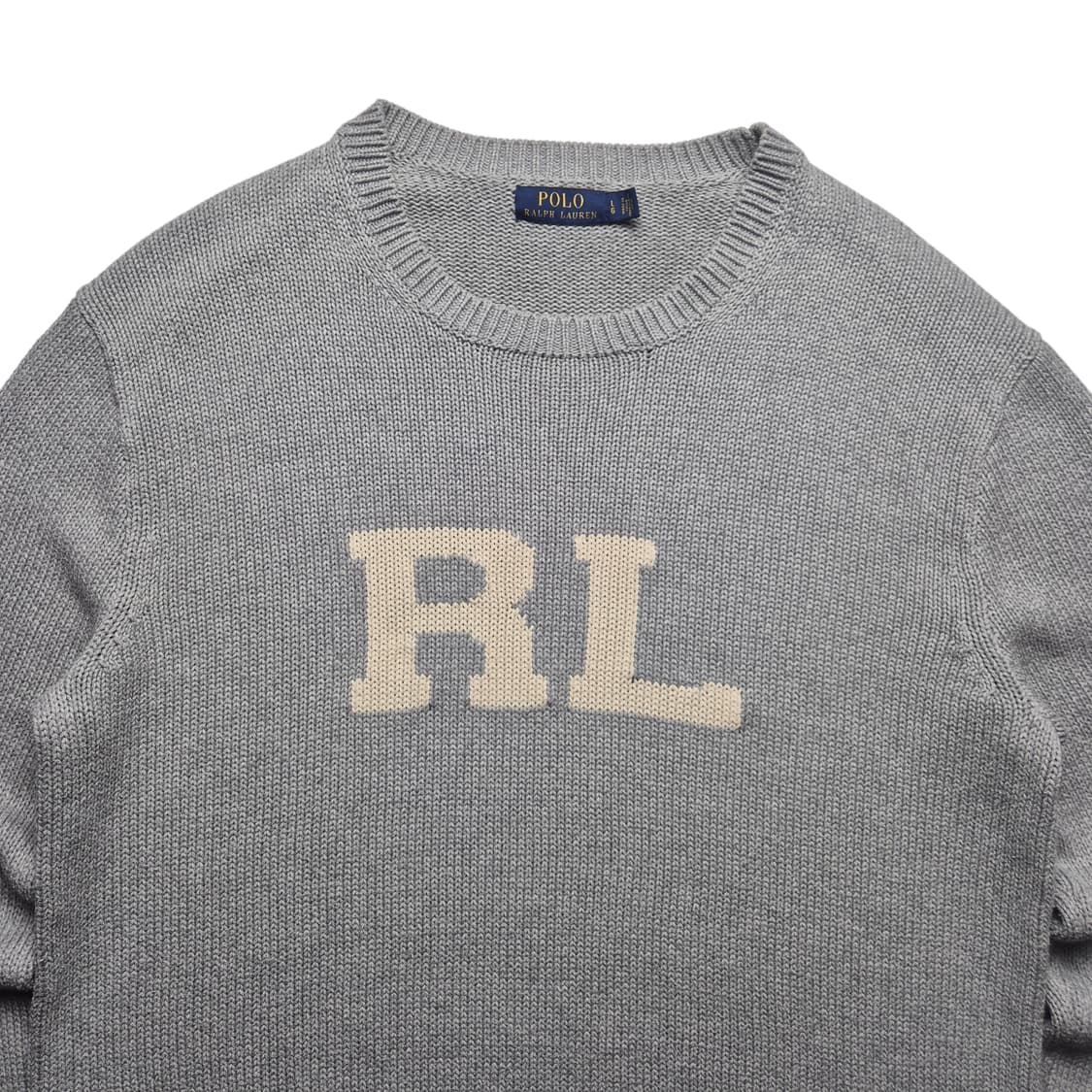 [L] 폴로 랄프로렌 RL로고 인타르시아 니트 상품이미지3