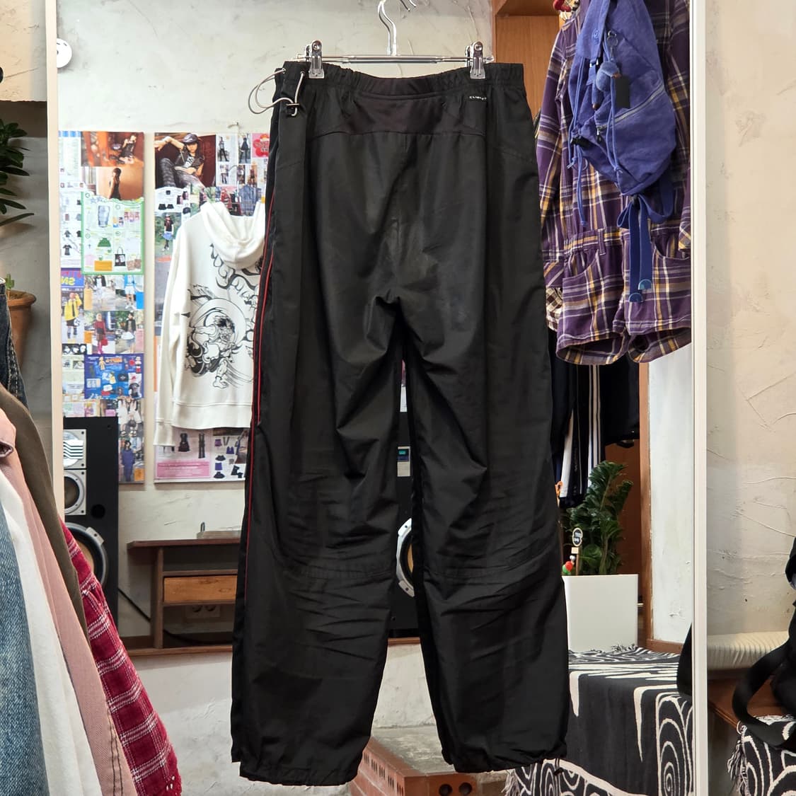 나이키 재팬 블랙 바람막이 트랙 팬츠 상품이미지6