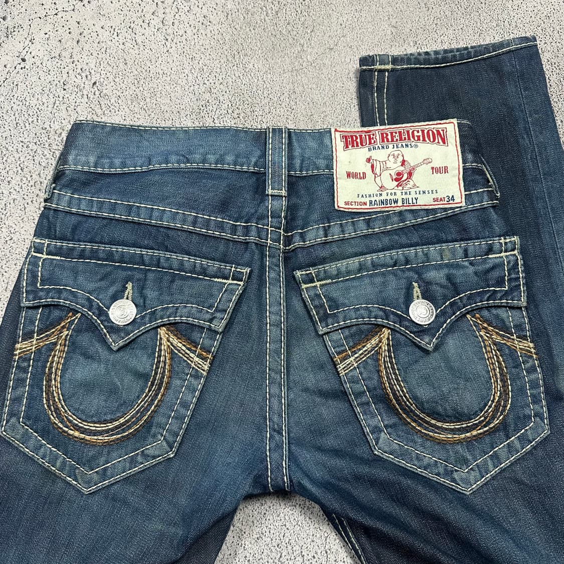 ✨ (바배) 트루릴리전 데님 팬츠 상품이미지4