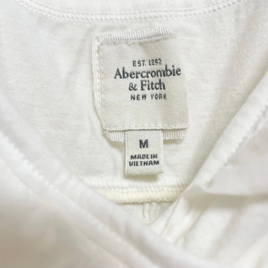 Abercrombie 아베크롬비베이비돌화이트탑아베크롬비슬리브리스아베나시 상품이미지7