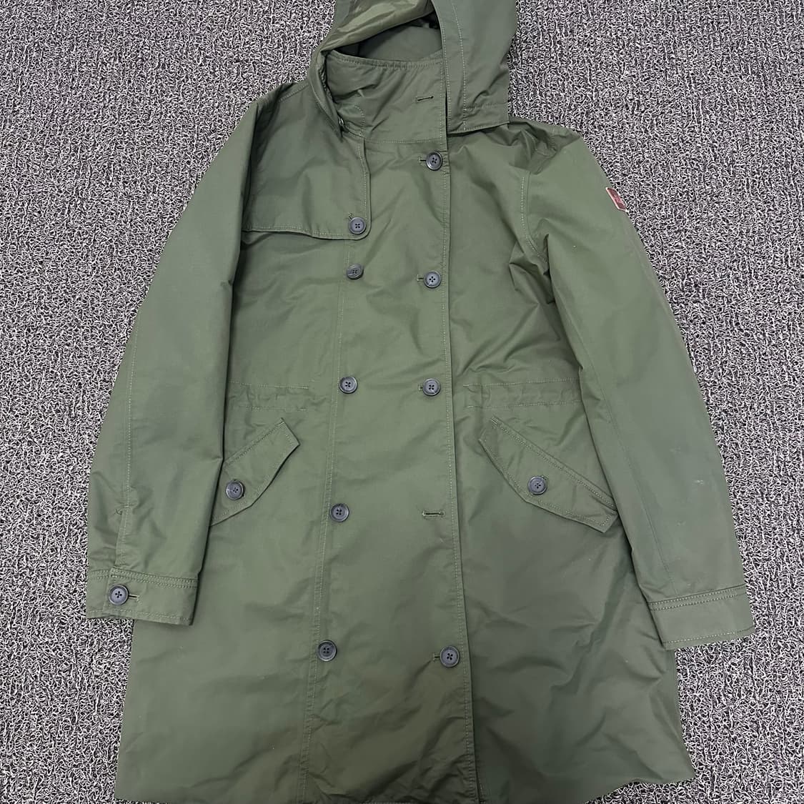 노스페이스 여성 롱 트랜치 코트 자켓 점퍼 카키 95(M) 상품이미지1