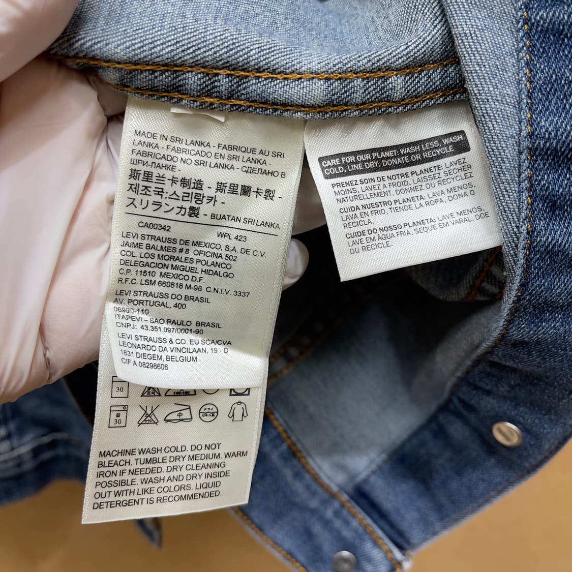 리바이스 우먼스 데님 베스트 상품이미지6