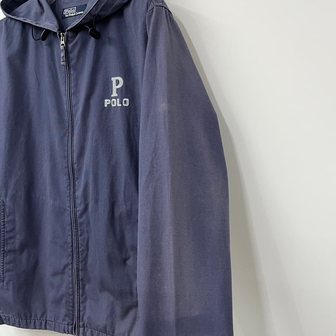 폴로 랄프로렌 90s 자수로고 코튼 후드 자켓 상품이미지6