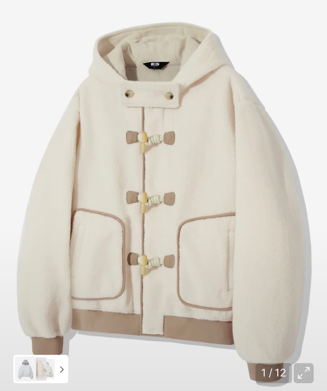 트릴리온 플리스 더플 코트 상품이미지1