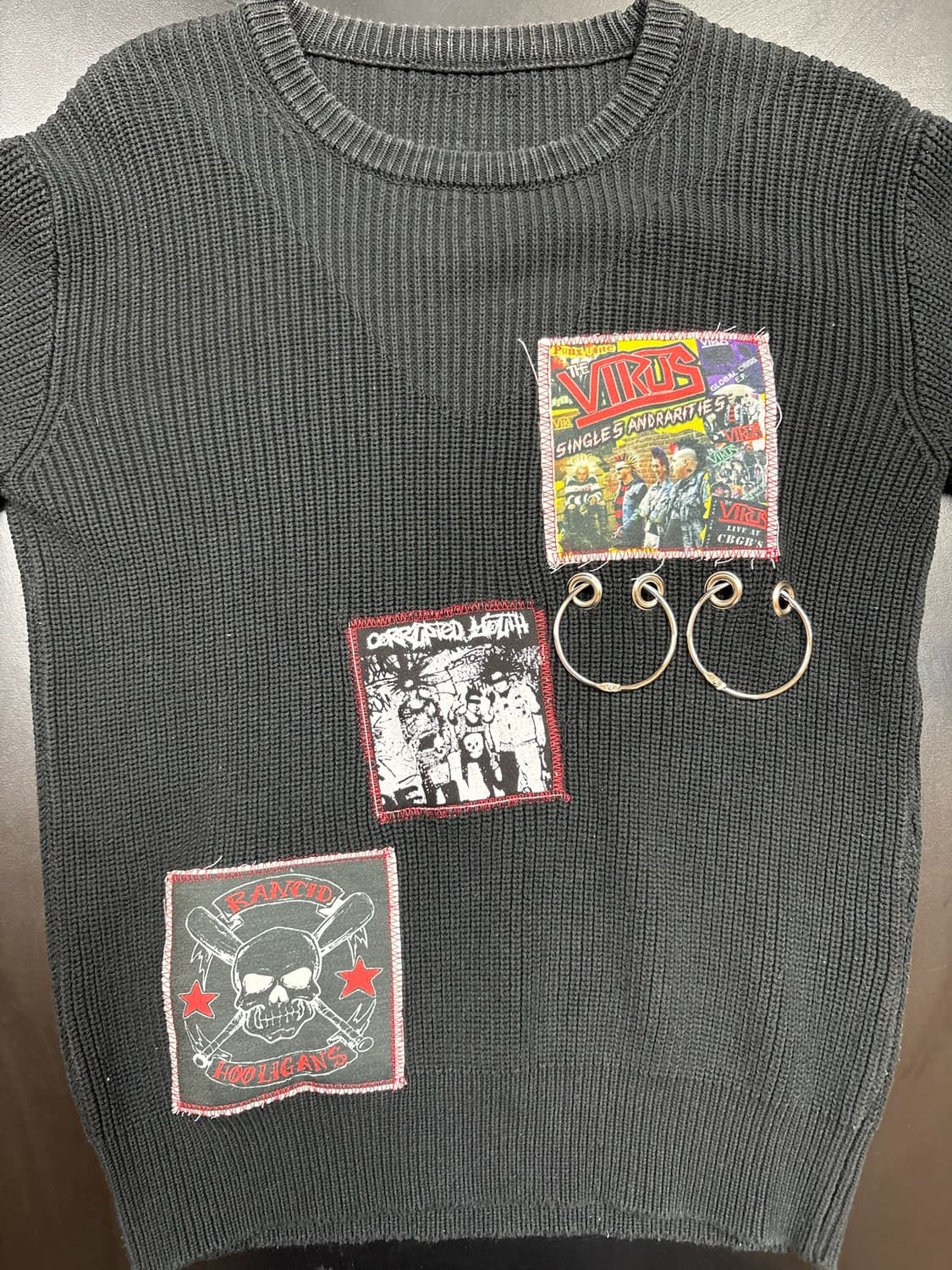 빈티지 커스텀 니트 상품이미지3