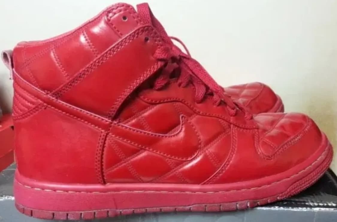 나이키 덩크 하이 슈프림  올림픽 레드  265 상품이미지2