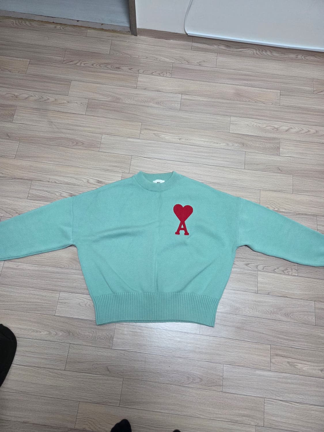 아미 빅 하트로고 민트 라지L 상품이미지2