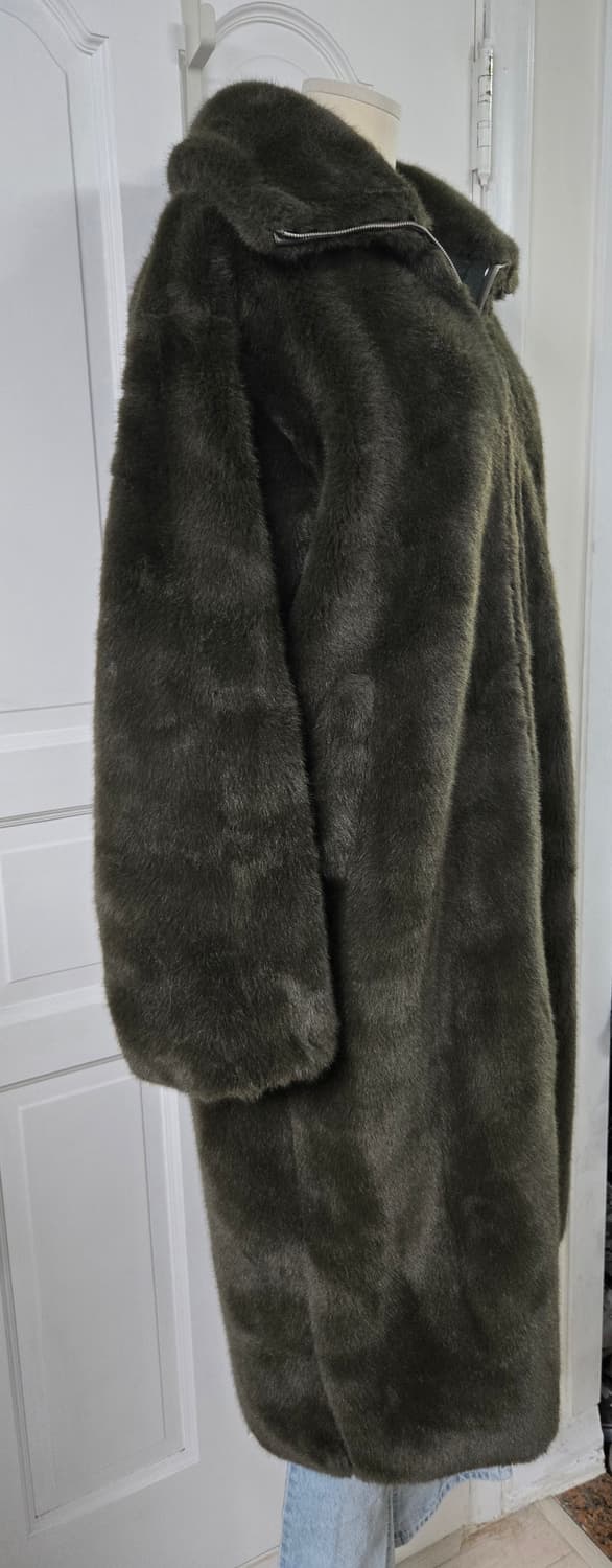 망고 에코퍼 롱코트 상품이미지4