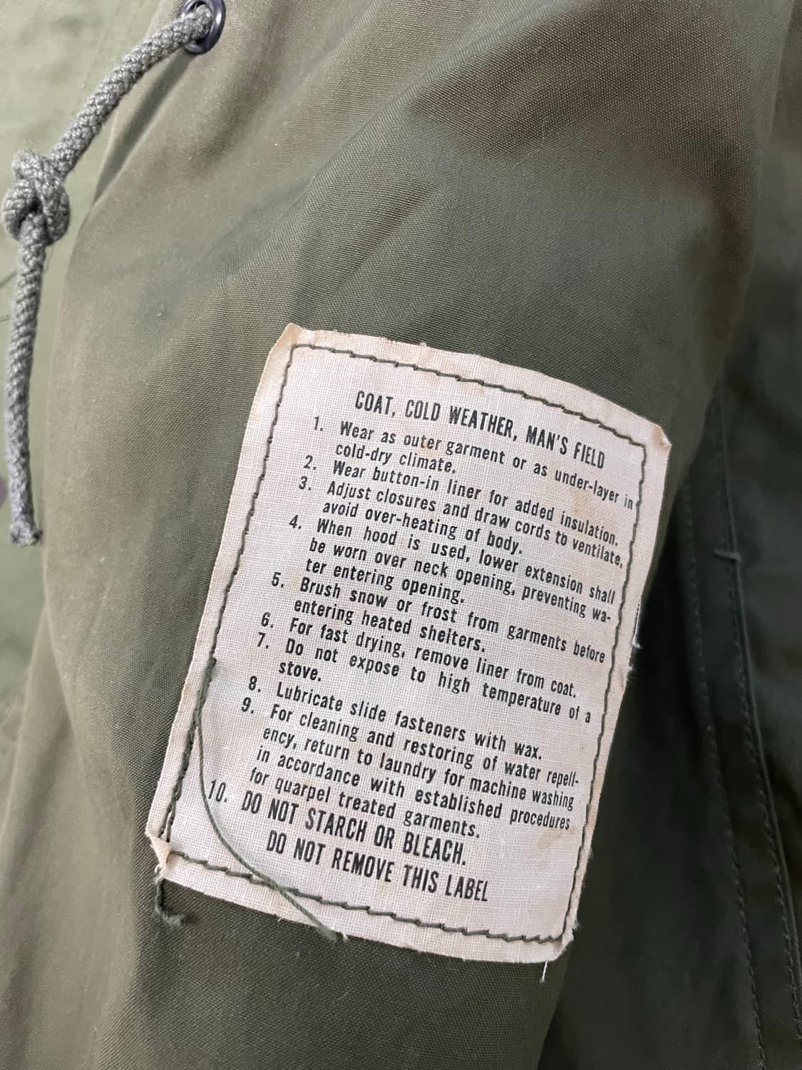 m65og 필드자켓  라지 레귤러 민크급 og-107 상품이미지6