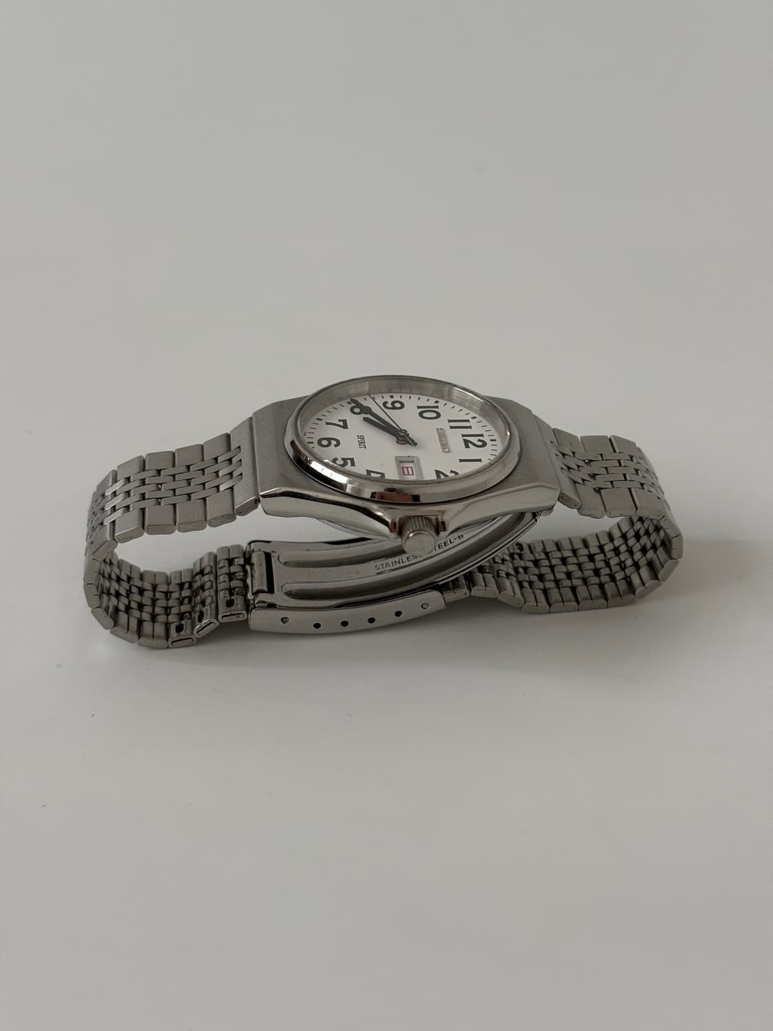 1990s Spirit Arabic Index Silver Quartz 상품이미지5