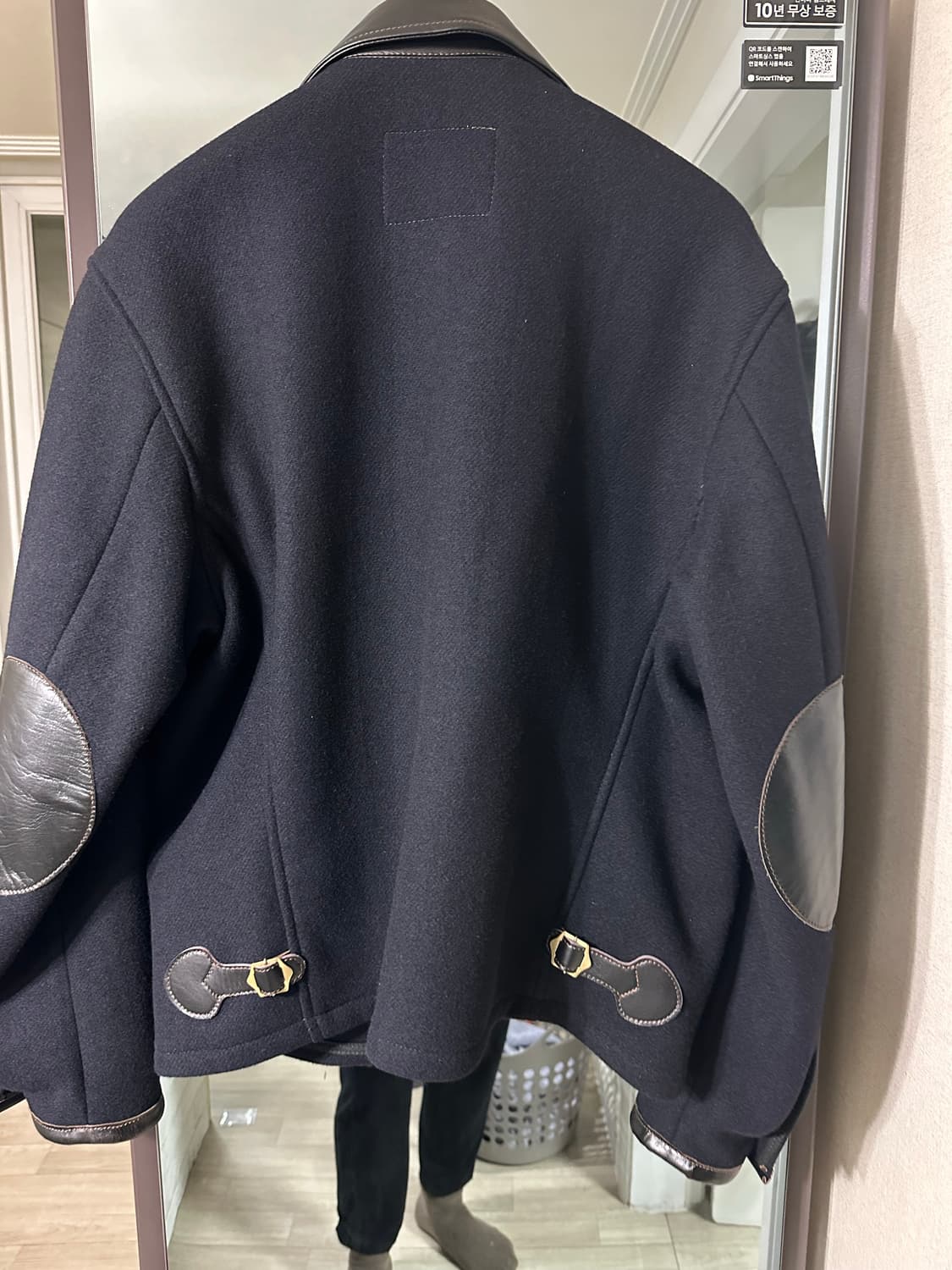 엠비스 울 스포츠 자켓 네이비 (L) 상품이미지1