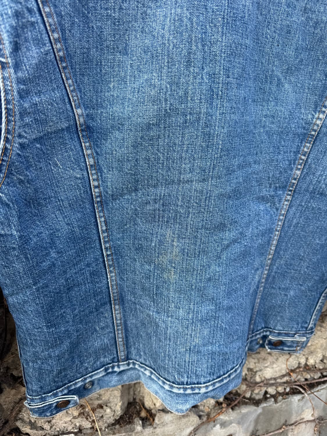 70s 리바이스 빈티지 레드탭 쉐르파 안감 데님 트러커 자켓 웨스턴 상품이미지8