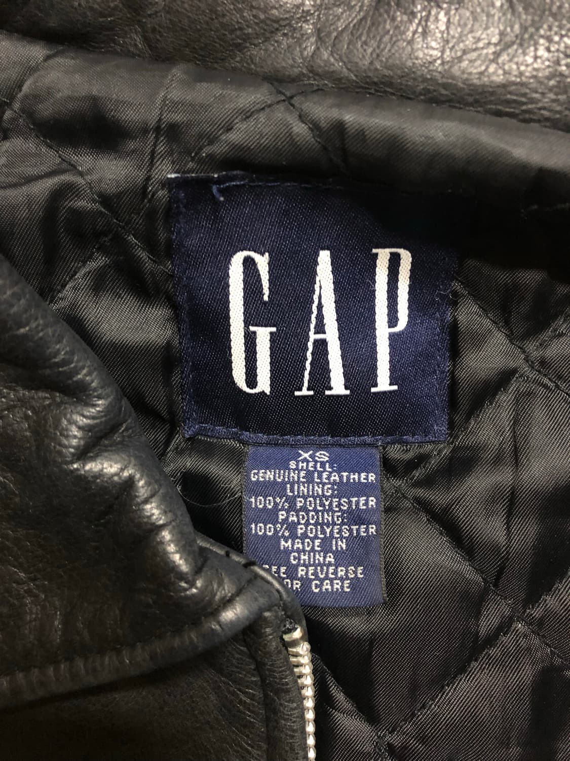 올드갭 레더 자켓 상품이미지4