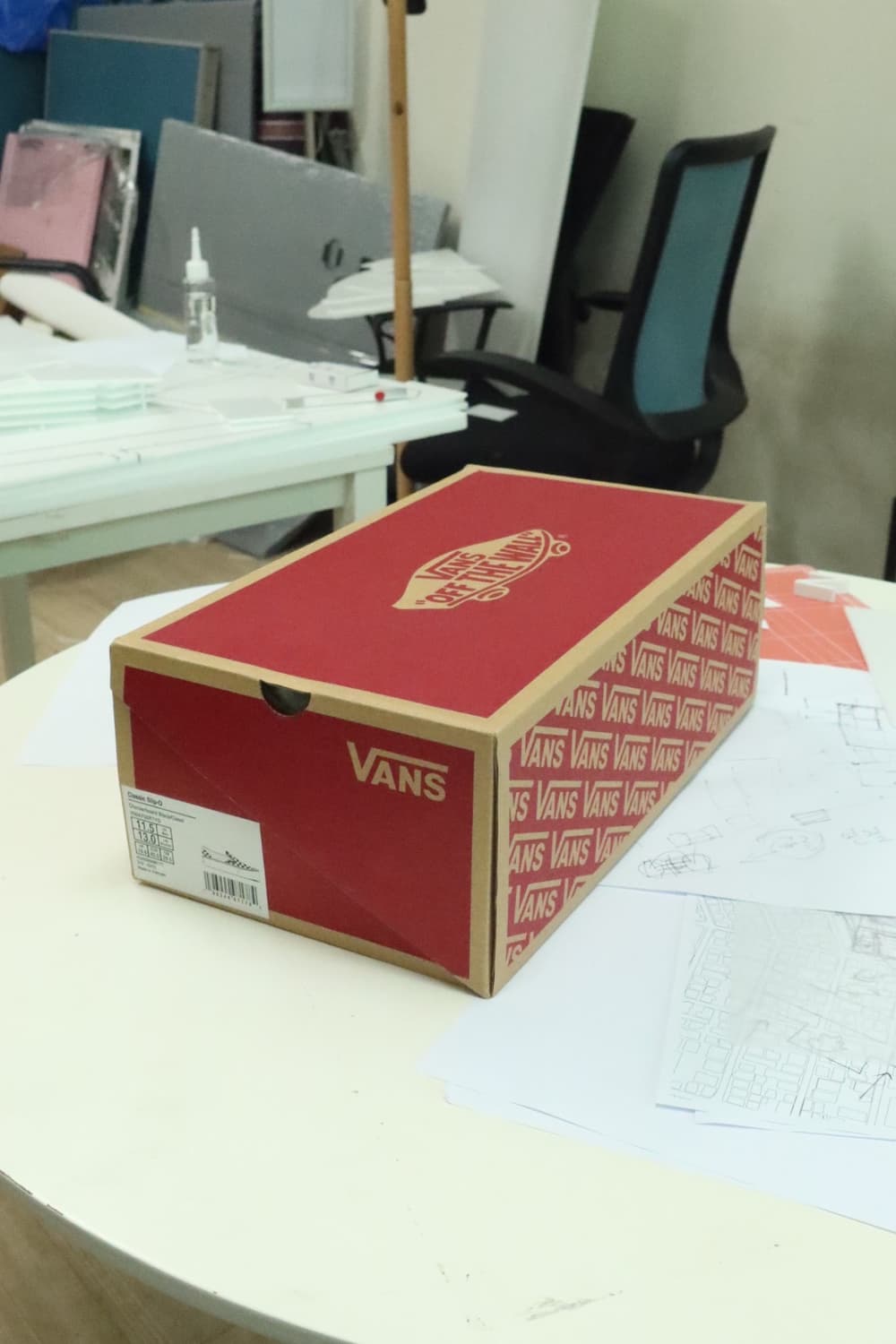 반스 클래식 슬립온 스택폼 체커보드  상품이미지5