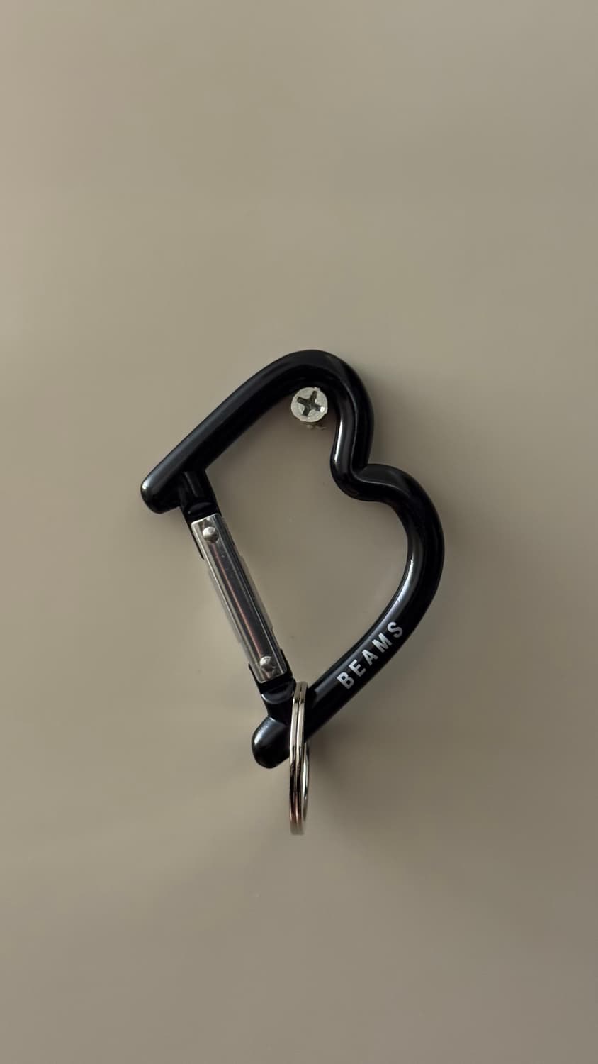 빔즈 B 로고 카라비너 키링 BEAMS 상품이미지1